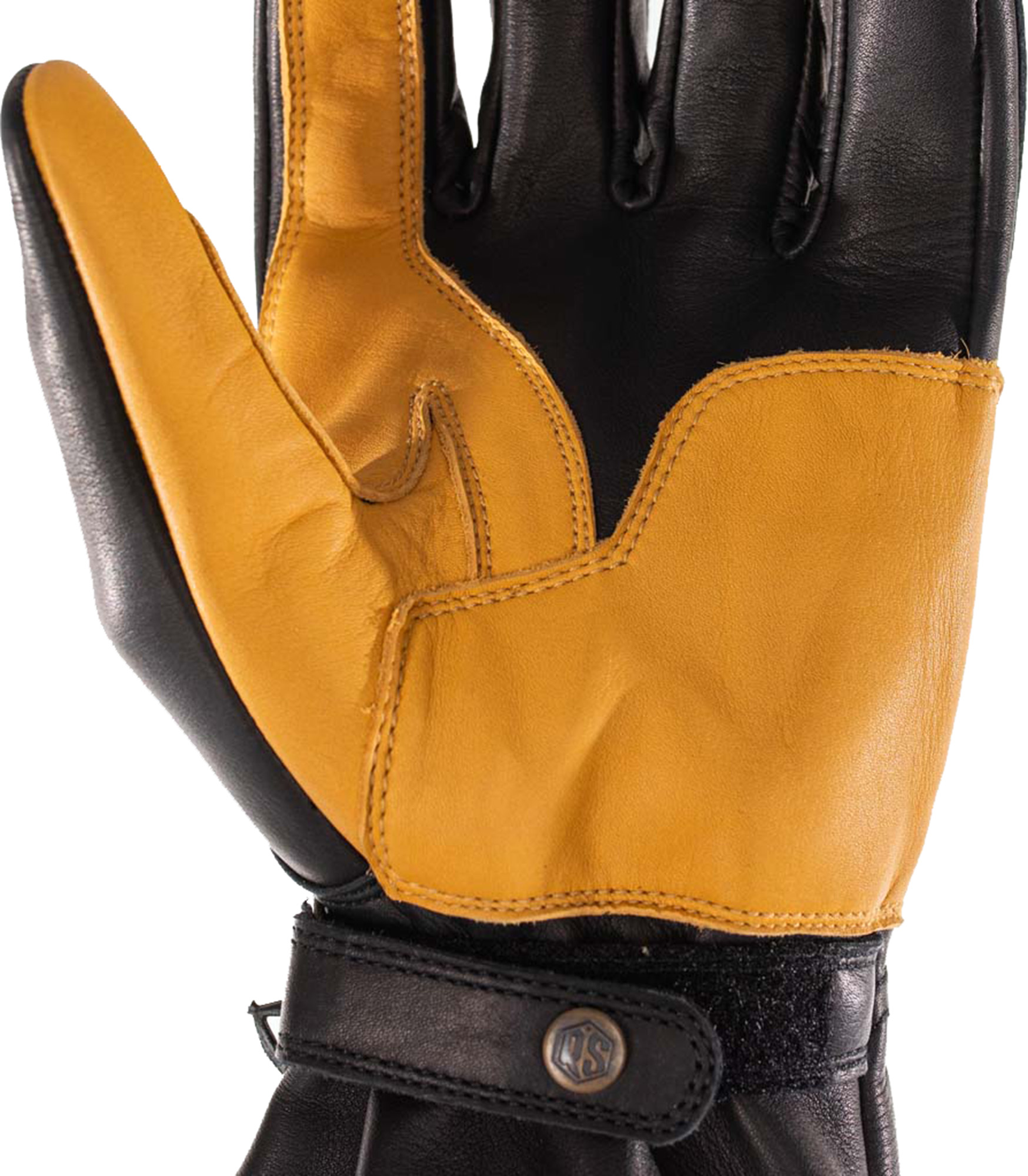 Rusty Stitches Johnny V2 Gants de moto noir/jaune 3XL Figure 6