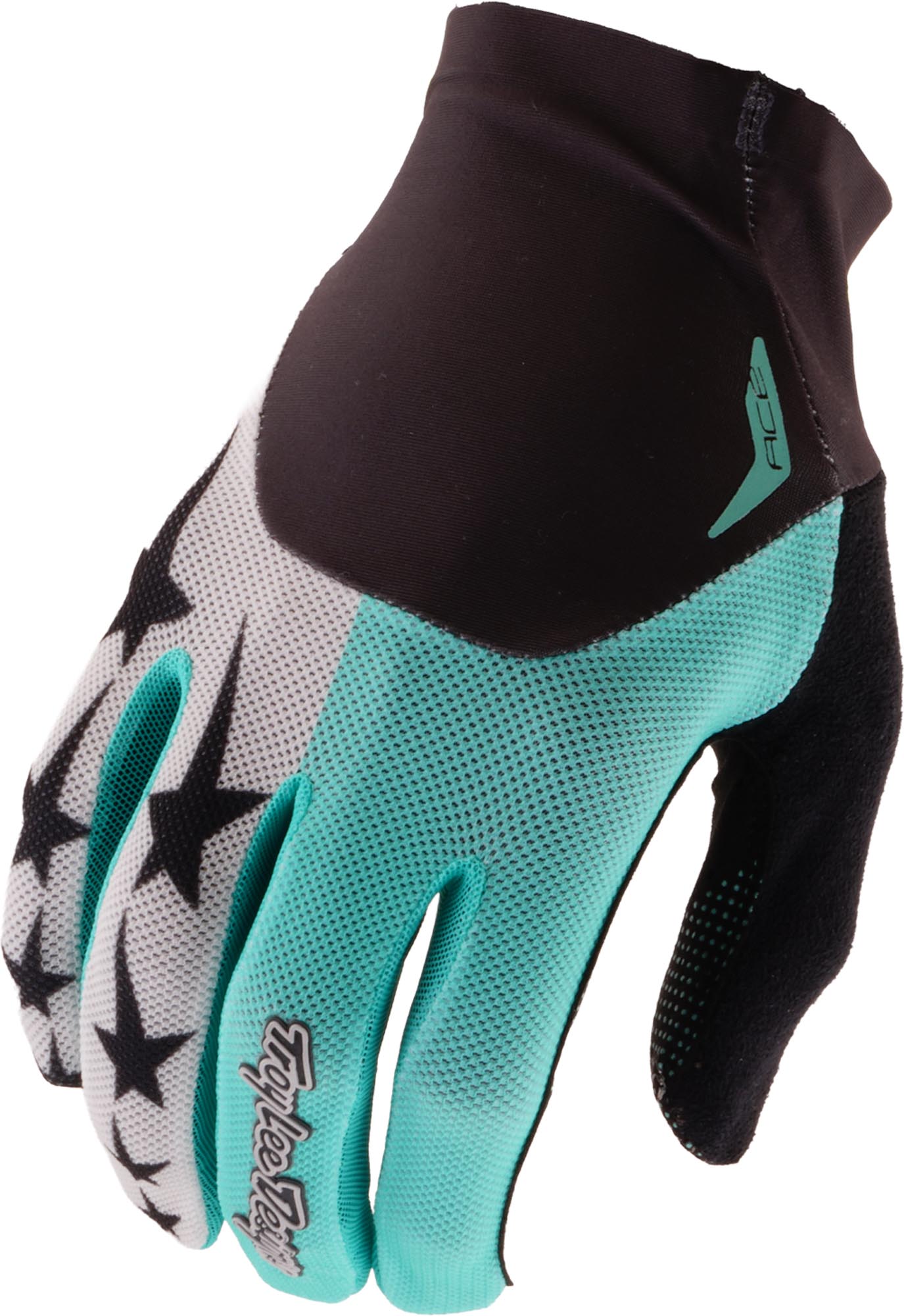 Troy Lee Designs Ace YO Moto Luvas de Bicicleta turquesa M Figura 1