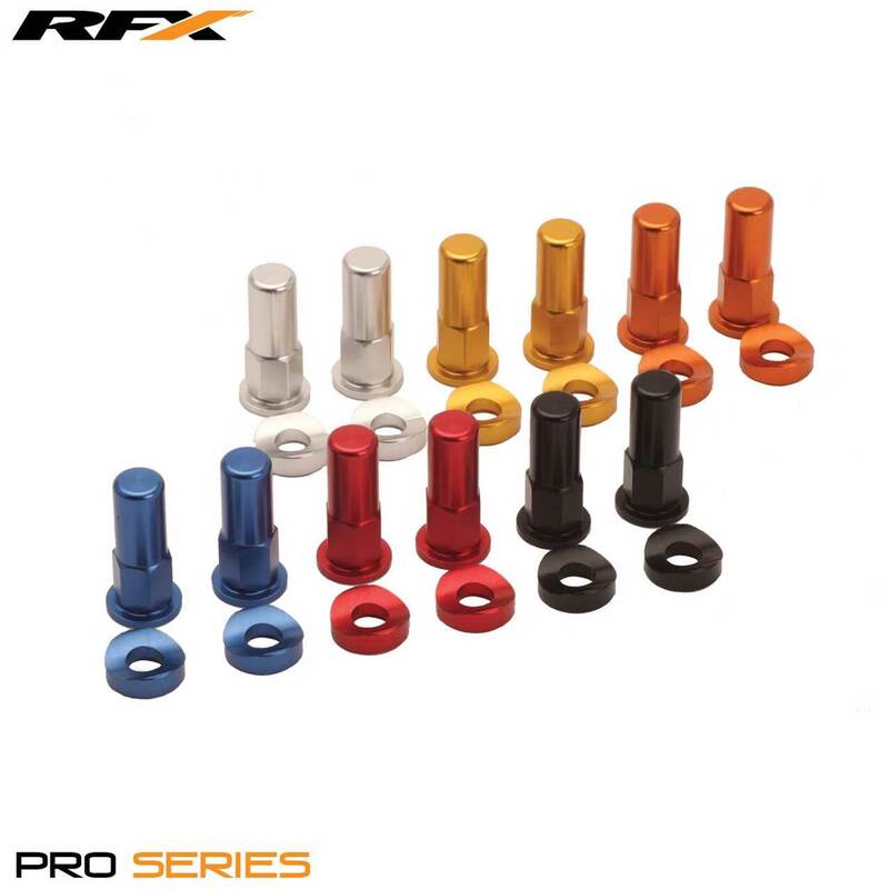 RFX Pro Rim Lock Nuts and Washers (Green) 2pcs-image-931348338