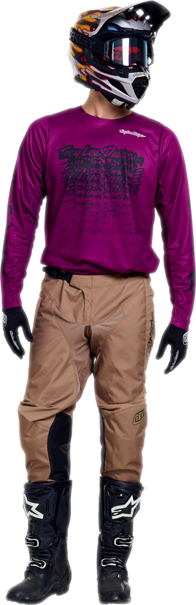 Troy Lee Designs GP Pro Mono Calça Motocross marrom/bege 32 Figura 2