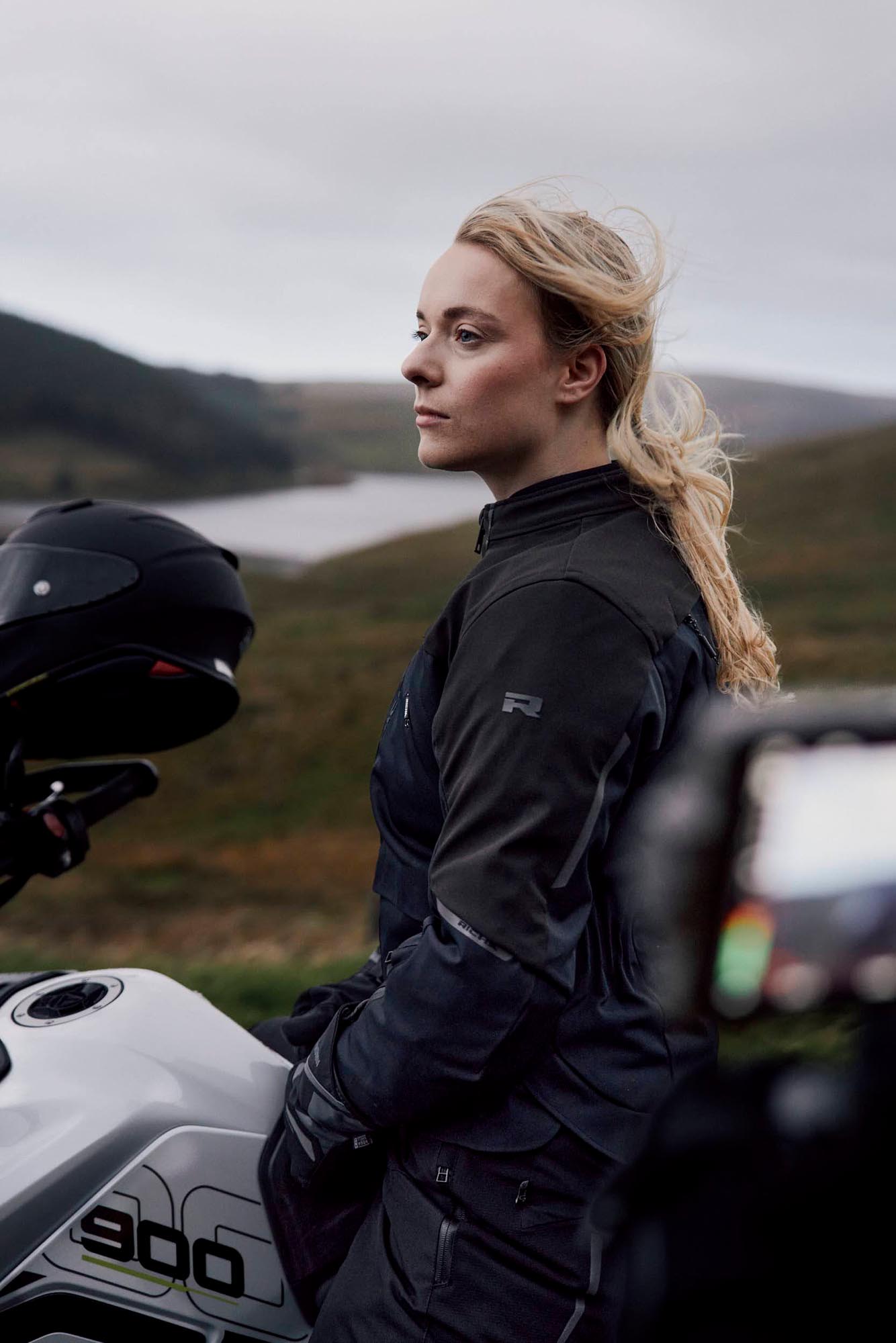 Richa Eternity Vízálló, női motoros textildzseki fekete M 4. ábra