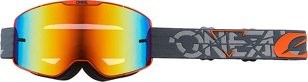 Oneal B-20 Strain V.22 Ochelari de motocross portocaliu/gri Figura 1