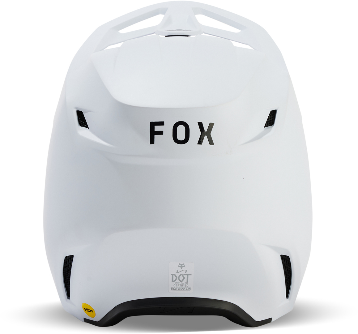 FOX V1 Solid Casque de motocross Blanc mat S (55/56) Figure 5