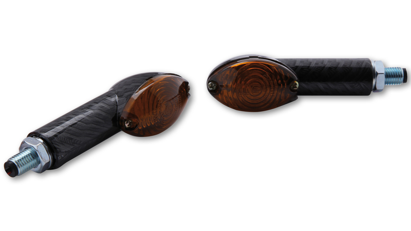 HIGHSIDER Smart Cateye Bulb Mini Indikator Kropp Kol / Lins Rökt (Par), Fram & Bak Figur 1