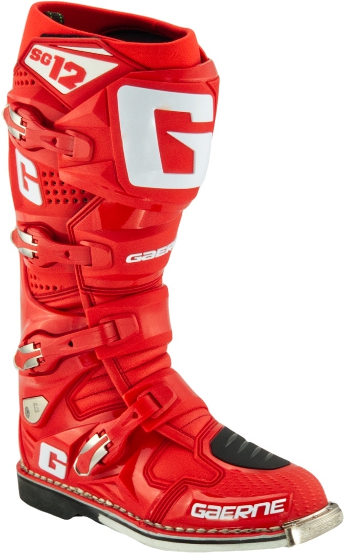 Gaerne SG-12 Motocross Boots red/white/black 42 Figure 6