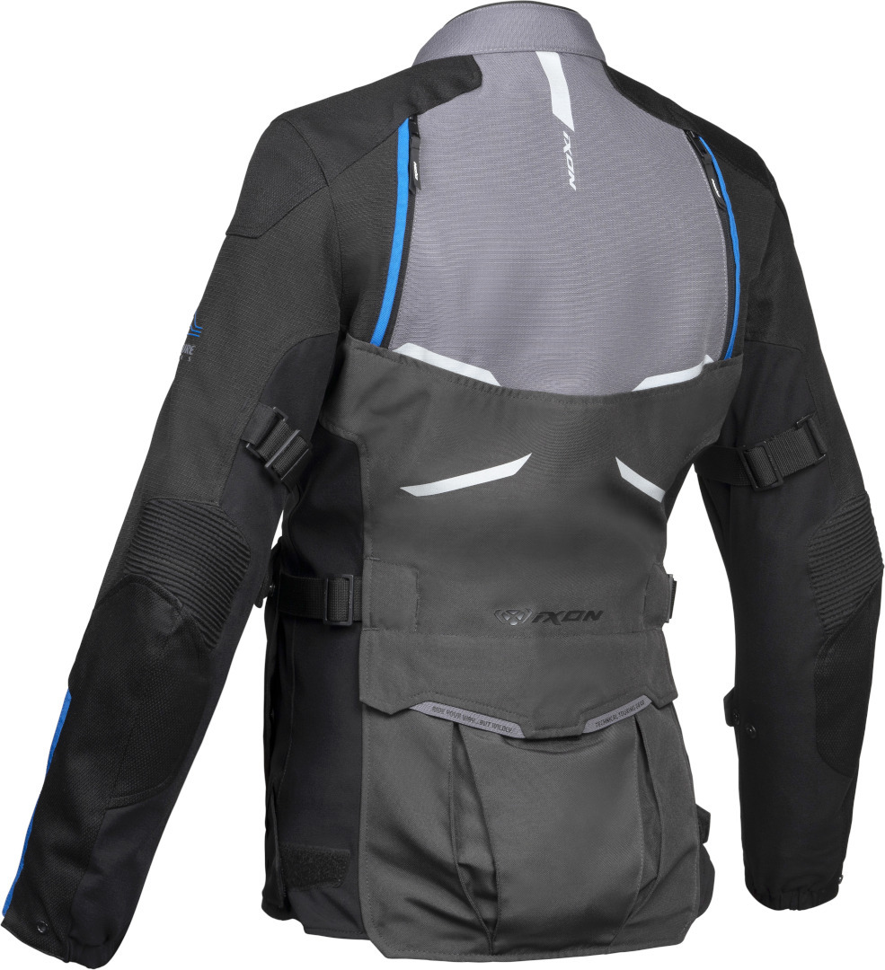 Ixon Eddas Damen Motorrad Textiljacke schwarz/anthrazit/blau S Abbildung 2