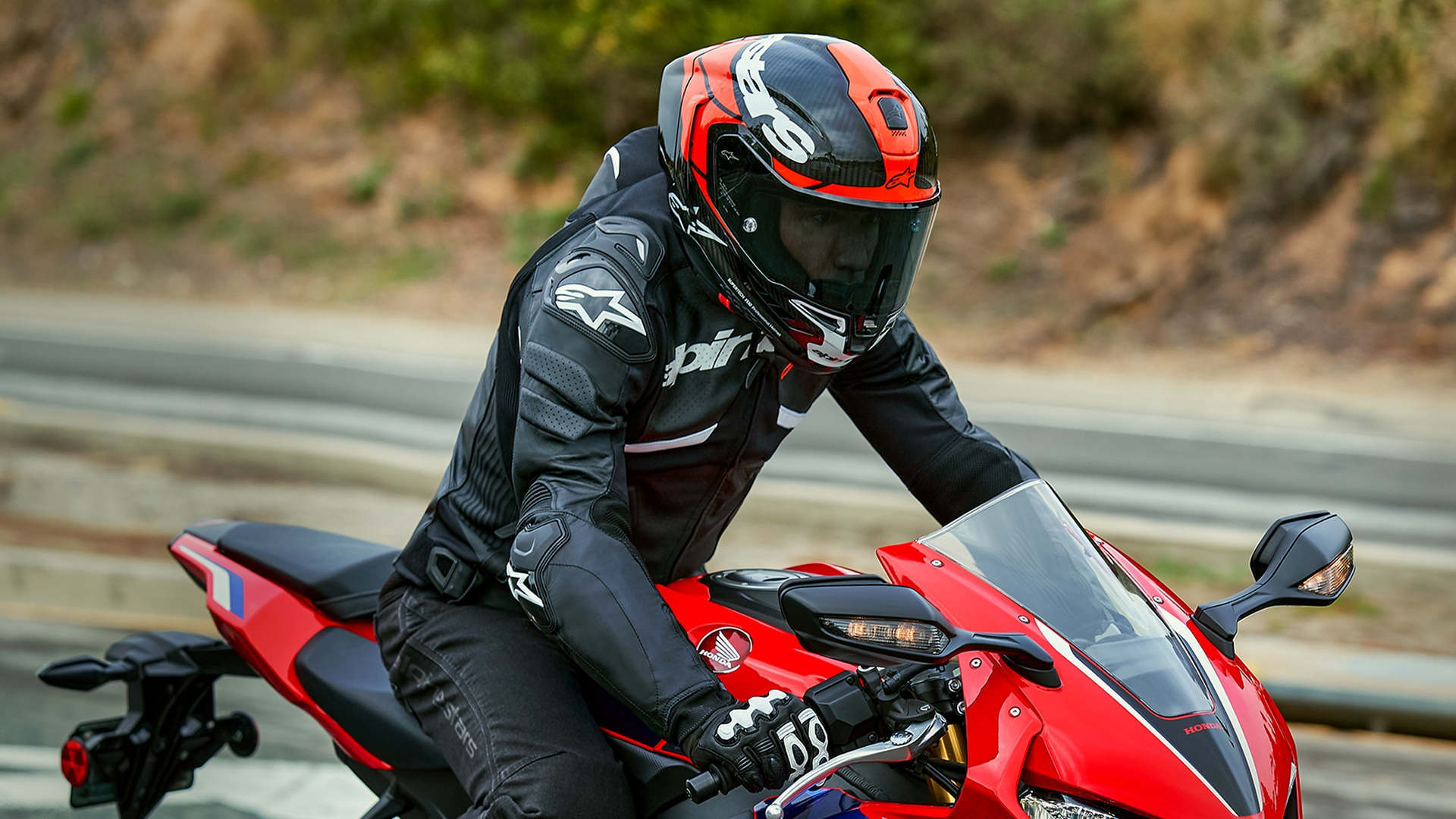 Alpinestars Supertech R10 Element Carbon Helm schwarz/rot/weiß L (59/60) Abbildung 12