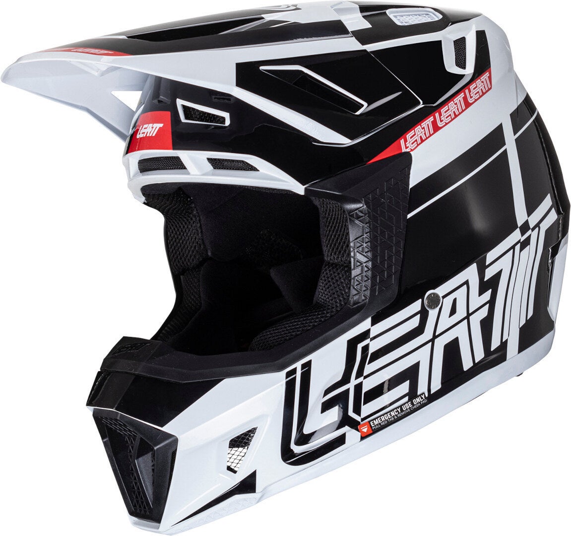 Leatt 7.5 V24 Casco da motocross con occhiali nero/bianco/rosso L (59/60) Figura 10