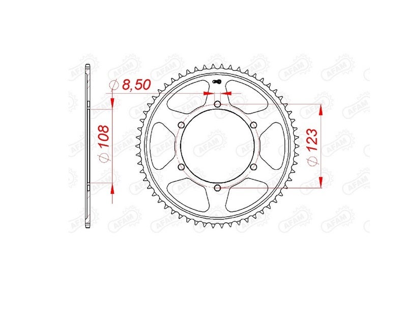 AFAM Couronne acier standard - 428 Figure 1
