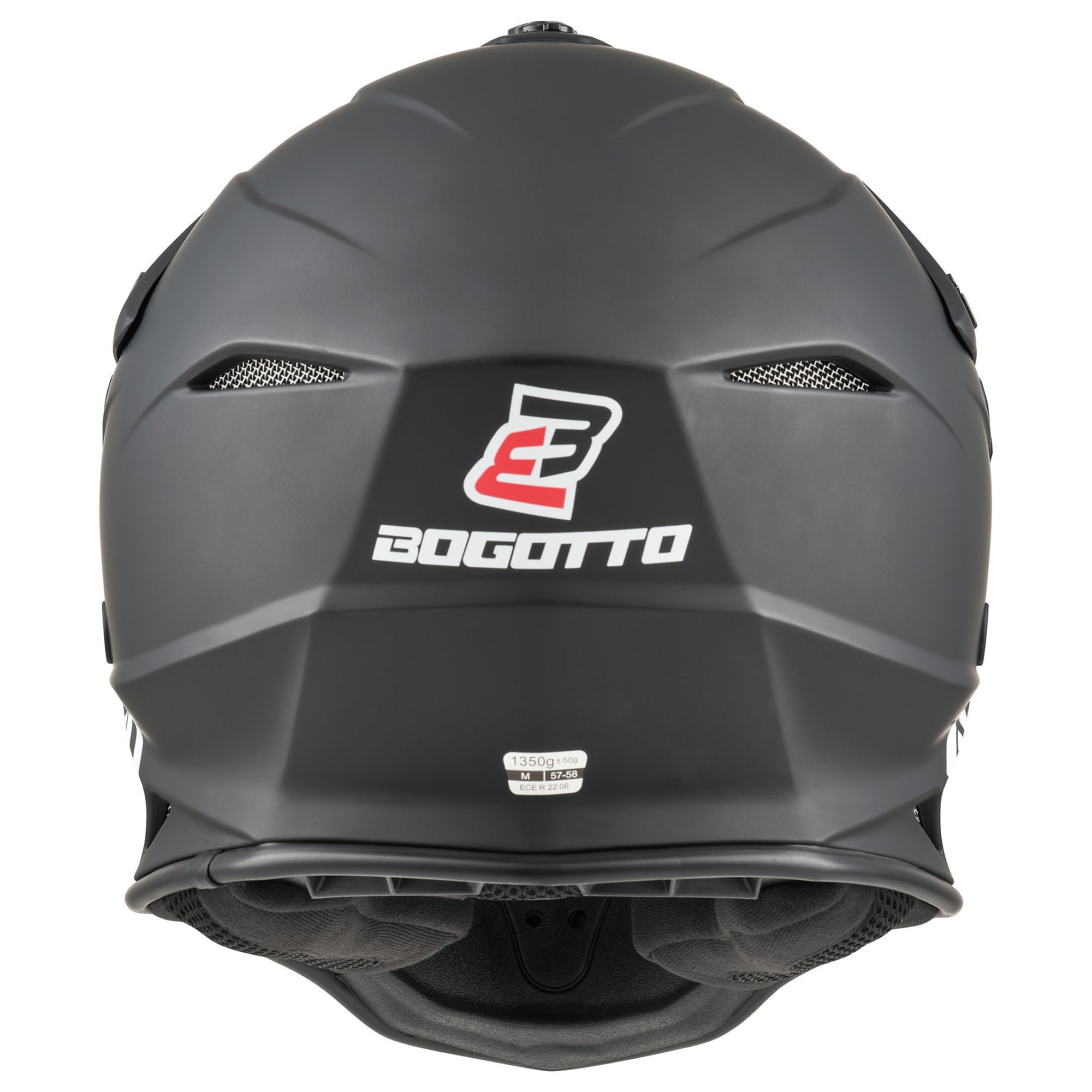 Bogotto H337 MX Casque de motocross Noir mat M (57/58) Figure 4
