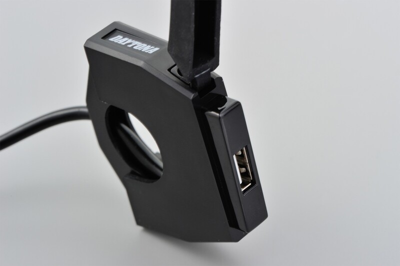 Daytona Slimmad USB Typ-A Strömförsörjning - Styre Ø22,2/25,4 Figur 9