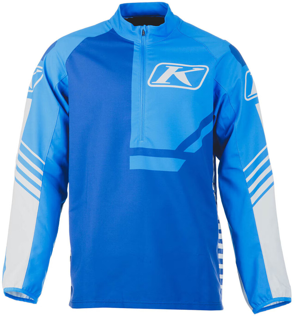 Klim Revolt 1/4 Zip Pullover light blue/dark blue M Figure 5