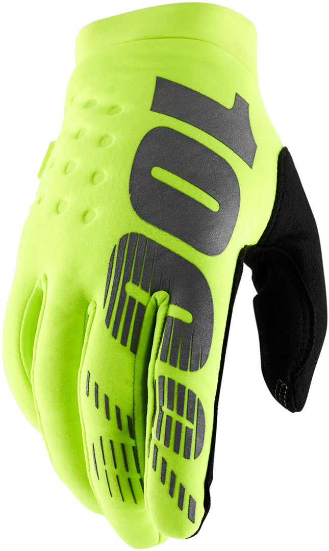 100% Brisker Handsker neongul M Figur 1