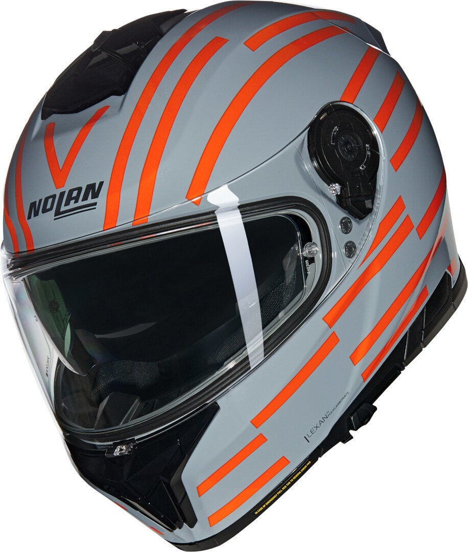 Nolan N80-8 Veloce N-Com Helm grau/orange XL (62) Abbildung 1
