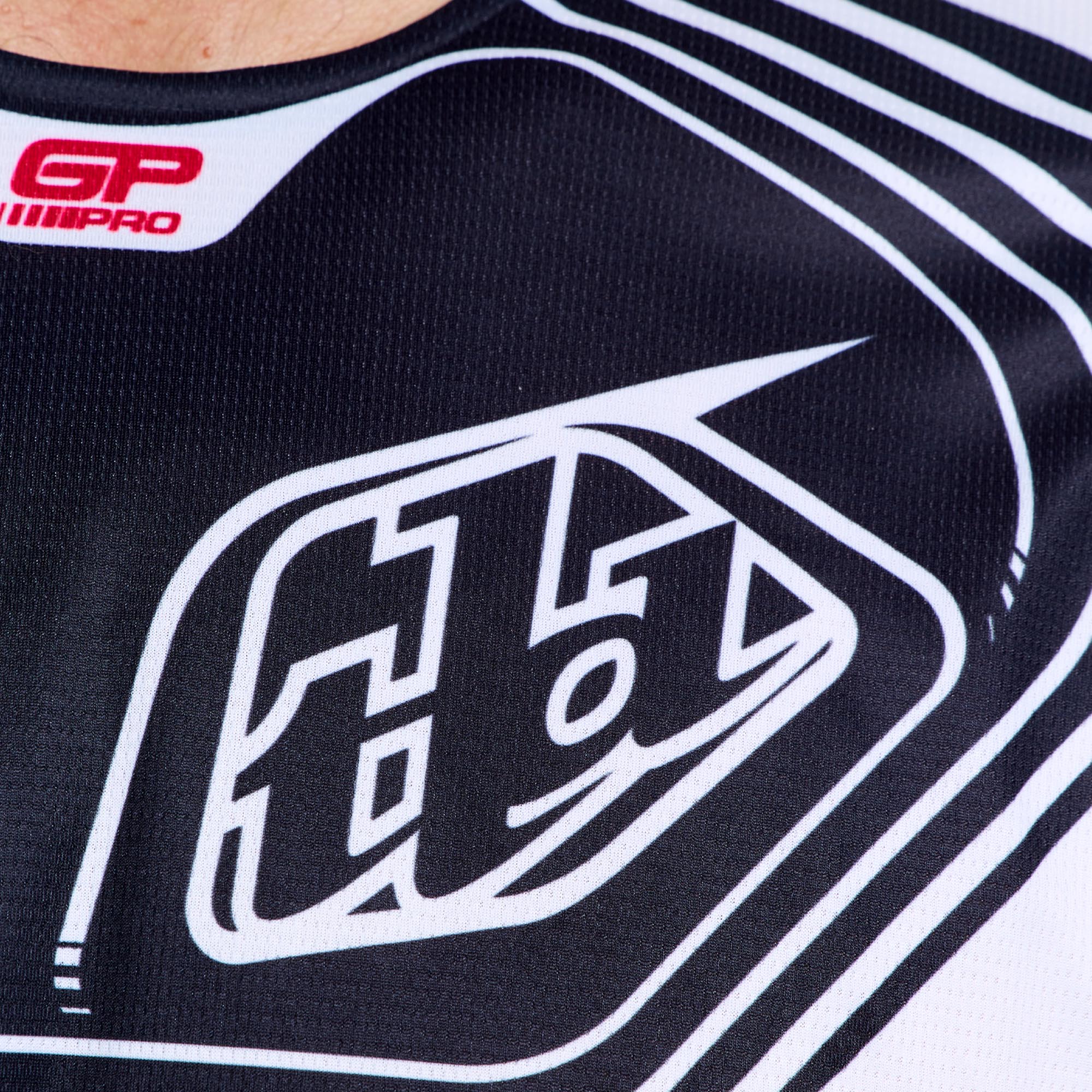 Troy Lee Designs GP Pro Streamline Motocross Jersey black/white XXL Figure 4