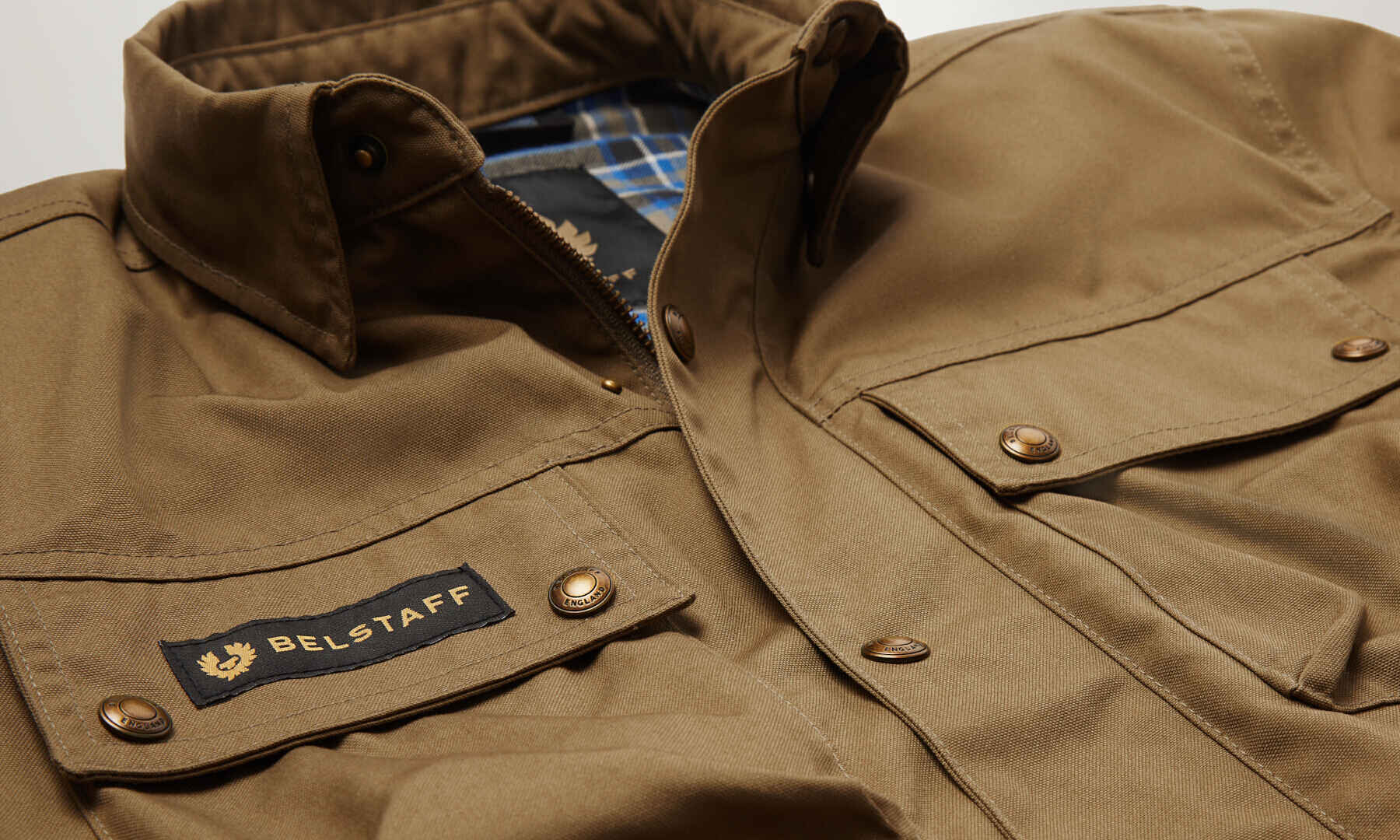 Belstaff Mansion Motorrad Hemd oliv XL Abbildung 3