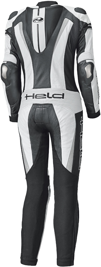 Held Ayana II Costum de piele de motocicletă One Piece pentru doamne Alb/Negru 40 Figura 2