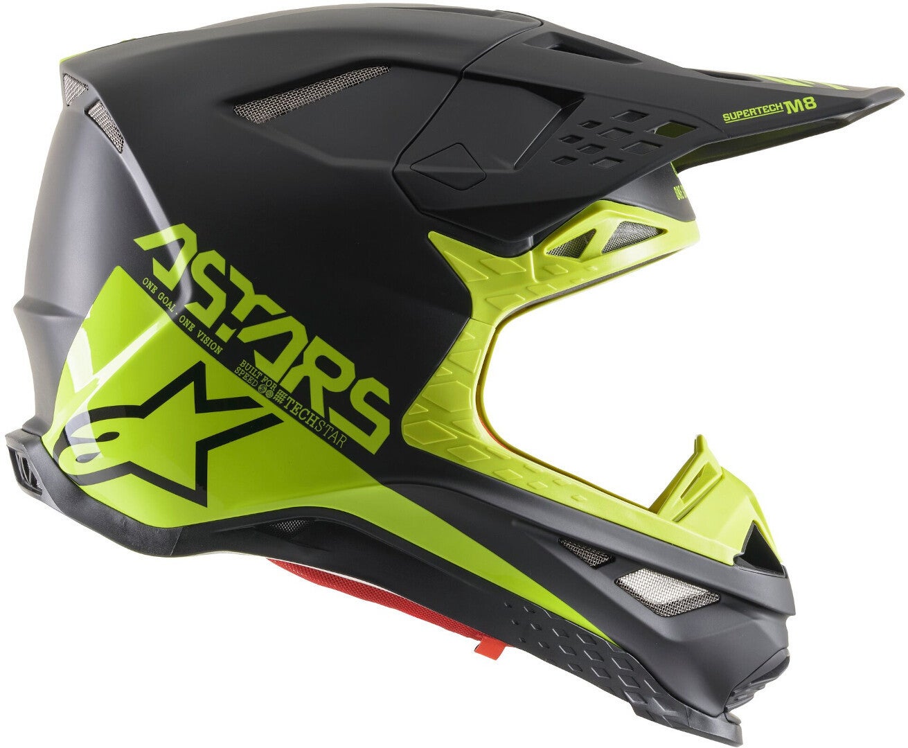 Alpinestars Supertech S-M8 Echo Capacete de Motocross preto/cinza/verde M (57/58) Figura 4