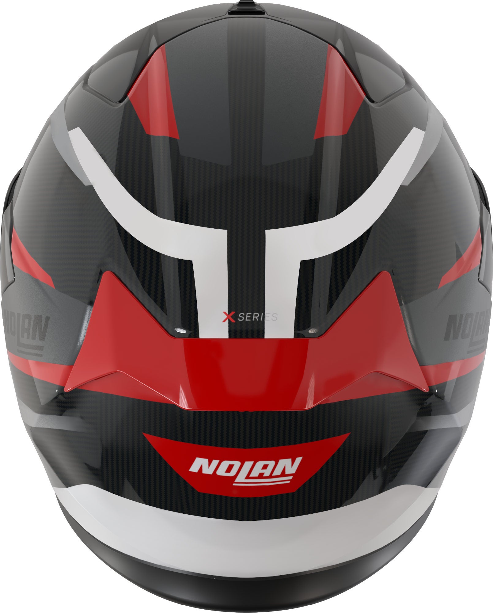 Nolan X-904 Ultra Carbon Calibro Quin Hjelm sort/grå/rød XXS (54) Figur 4