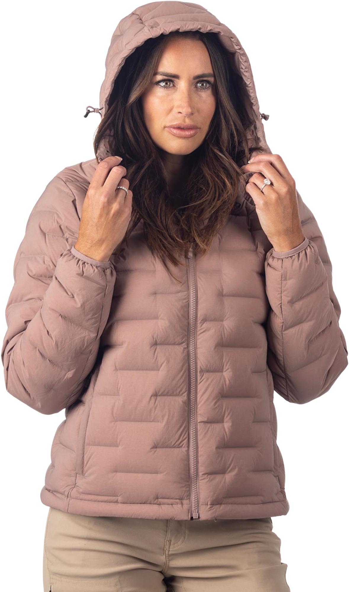 Klim Luna Stretch Dames Donsenjas Mauve L Figuur 2