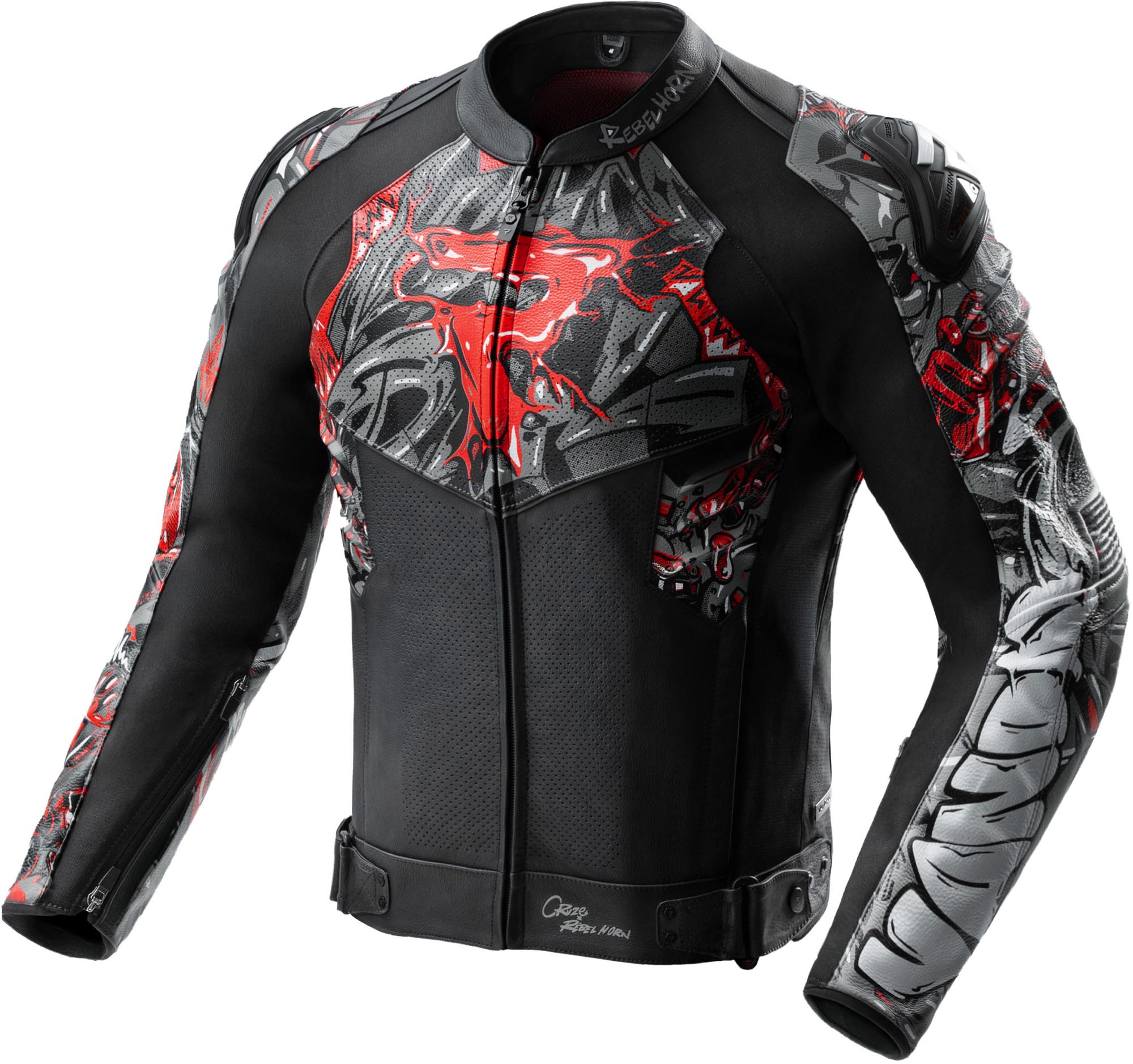 Rebelhorn Vandal 2 Cruze Motorcycle Leather Jacket-image-968601593
