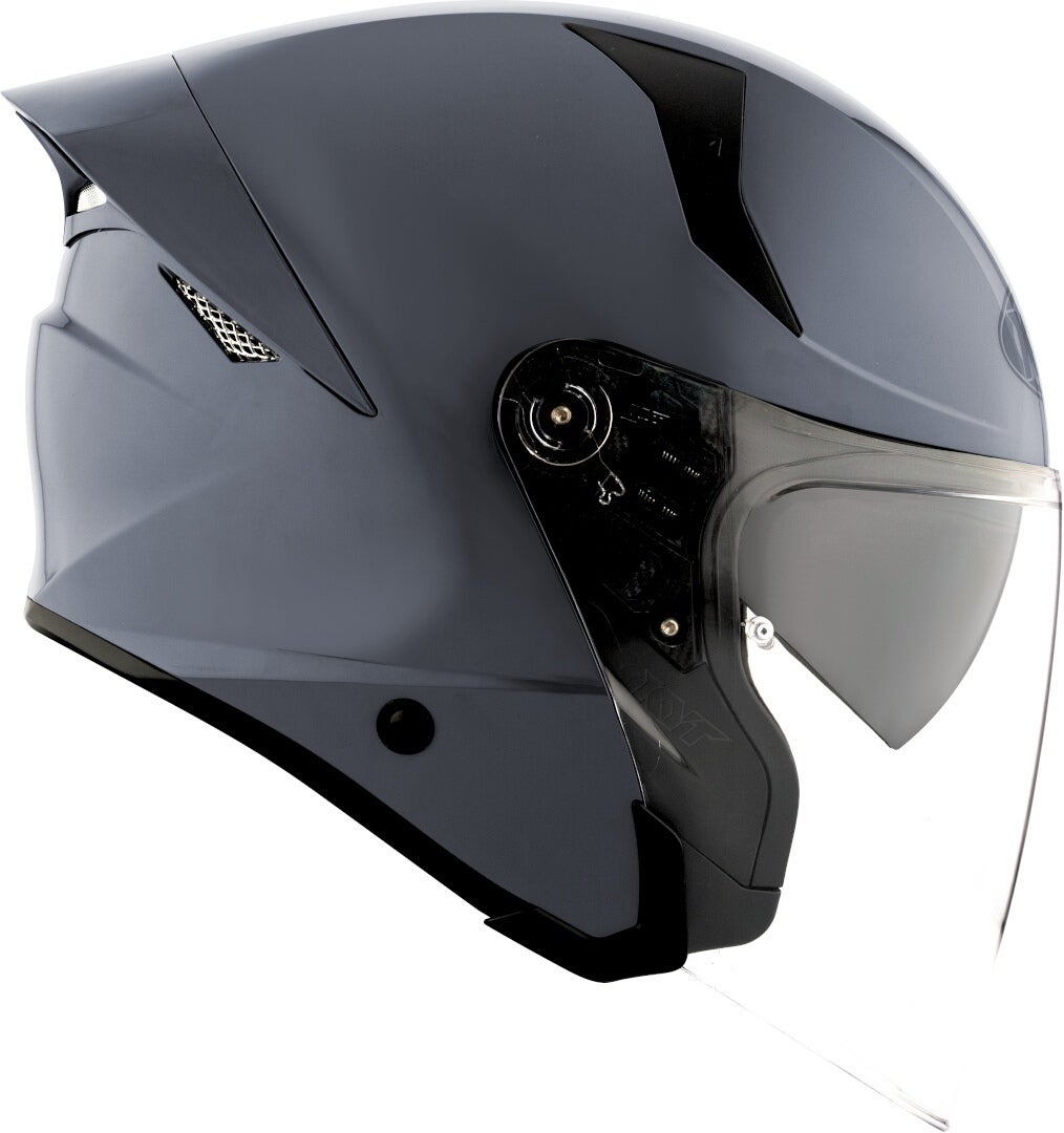 KYT TTR-Jet Plain Jethelm grau XXL (61) Abbildung 7
