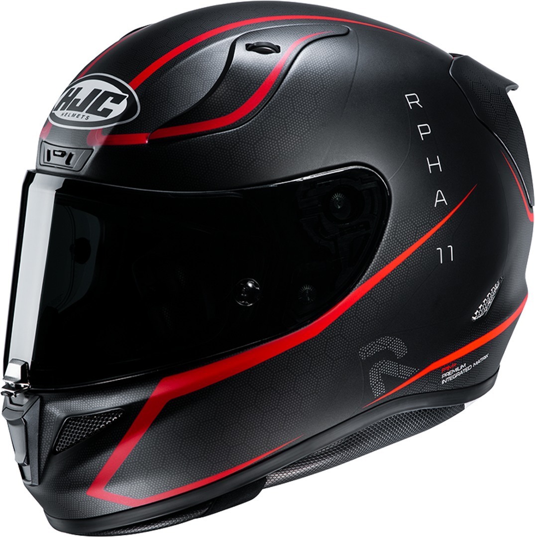HJC RPHA 11 Jarban casque Noir mat/rouge XL (60/61) Figure 1