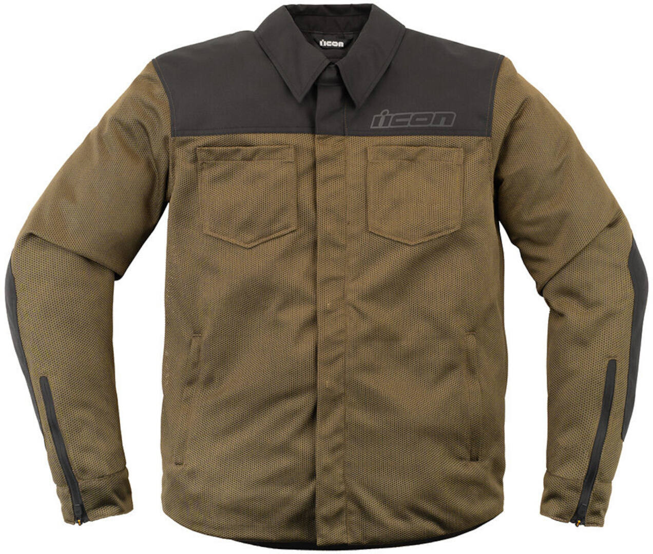 Icon Upstate Motocycle Mesh Textile Jacket brown/black 3XL Figure 1