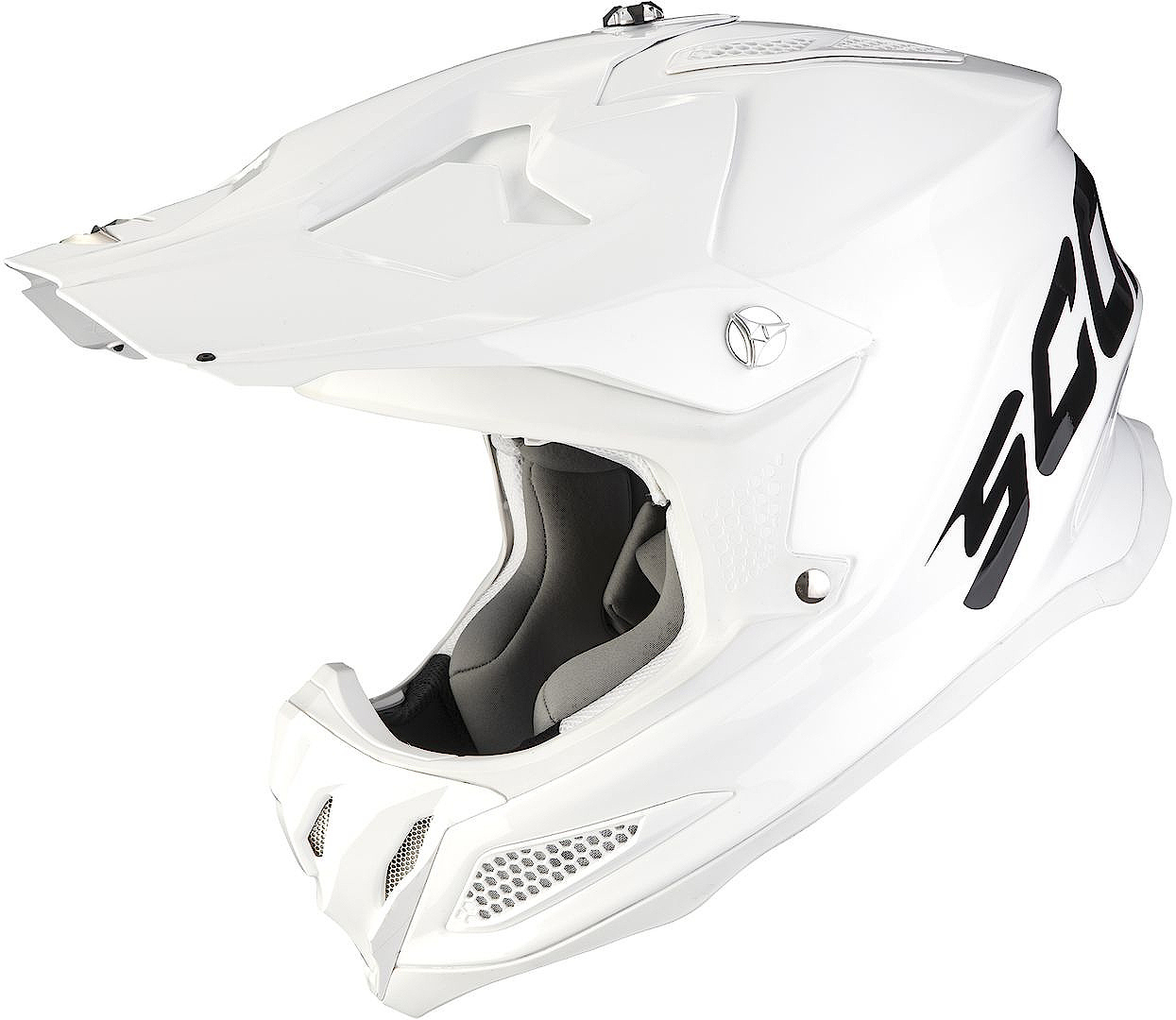 Scorpion VX-22 Air Solid Motorcross helm Wit Verlies (59/60) Figuur 1