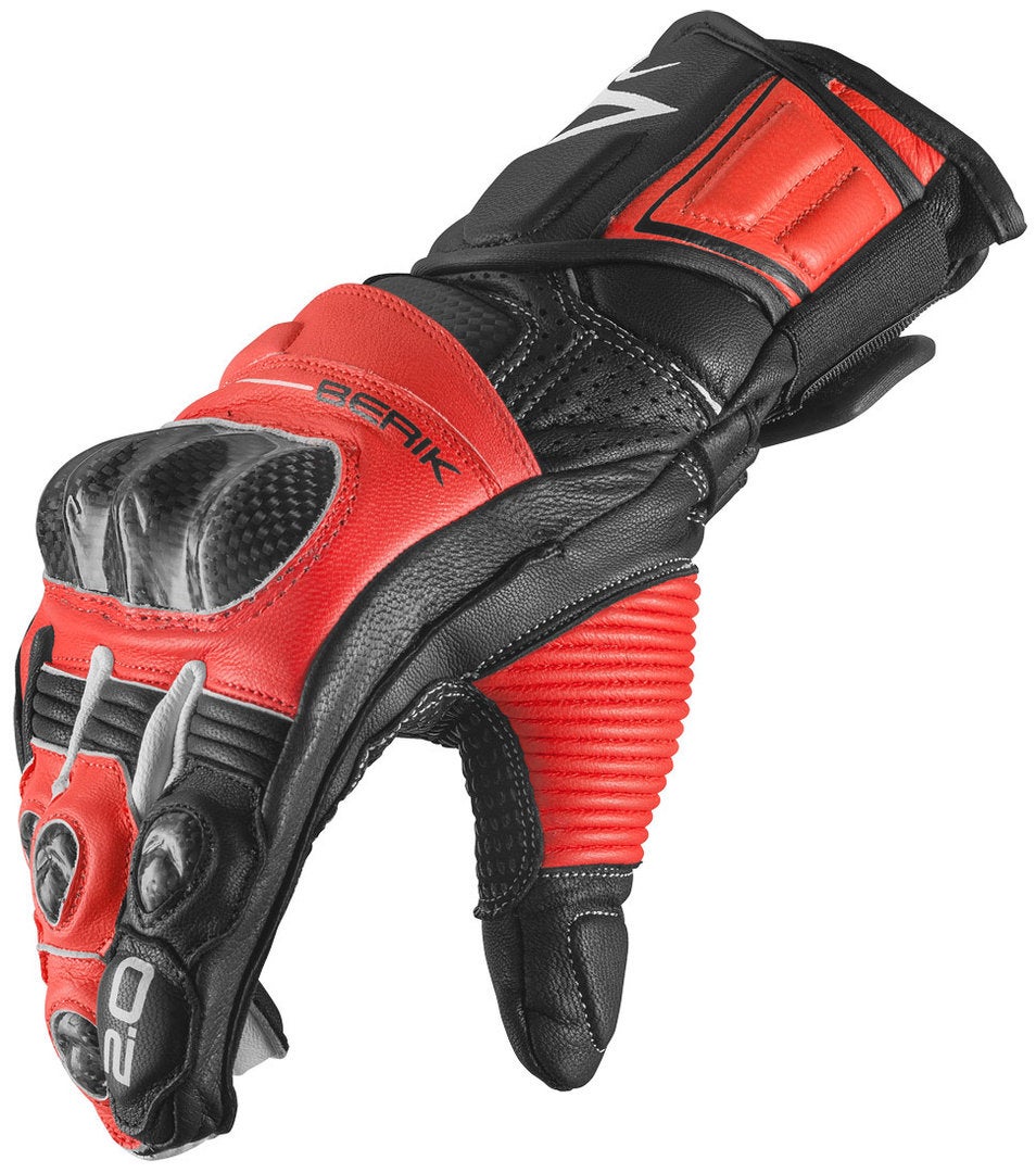 Berik ST-Evo Motorradhandschuhe rot/schwarz L Abbildung 4