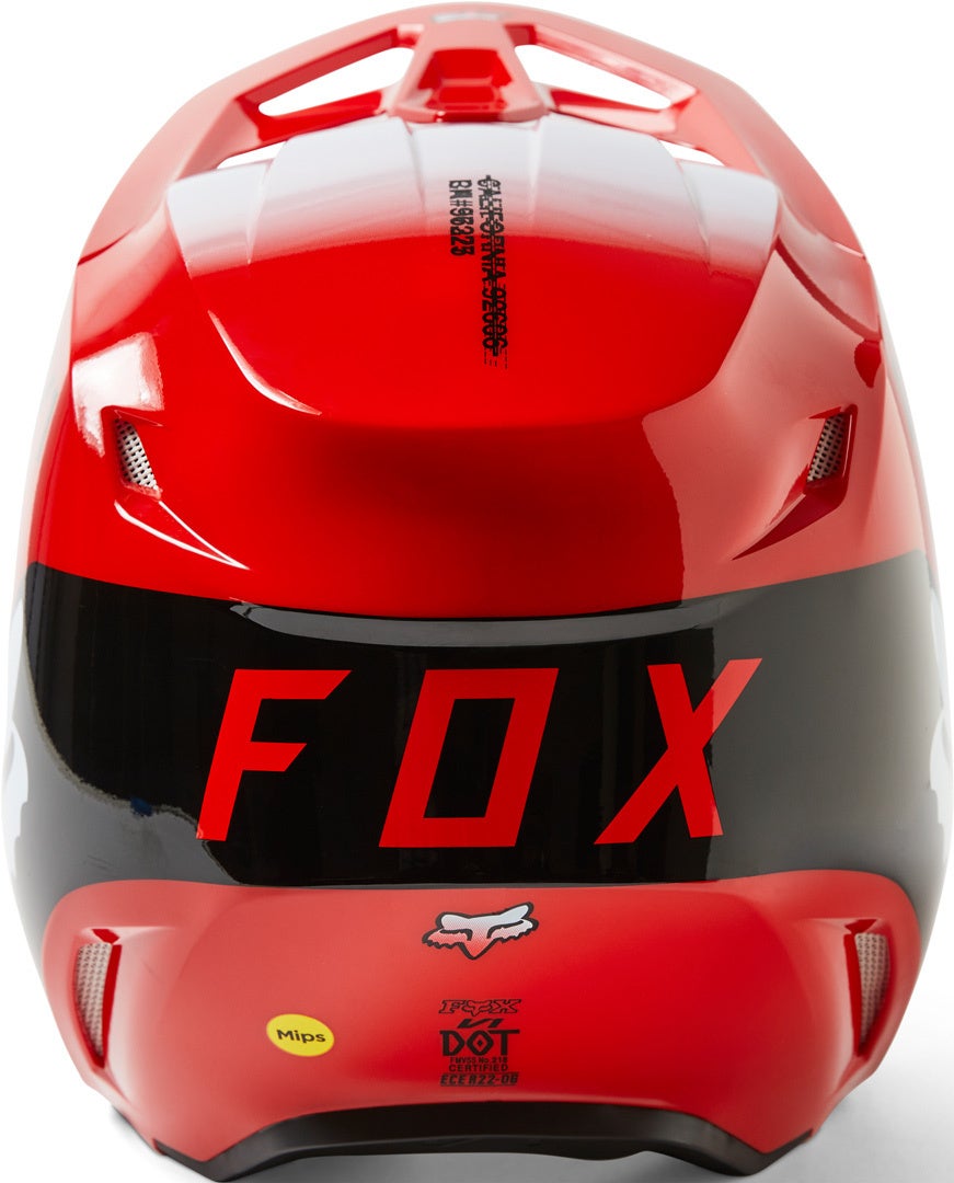 FOX V1 Toxsyk Motocross Helm rot M (57/58) Abbildung 2