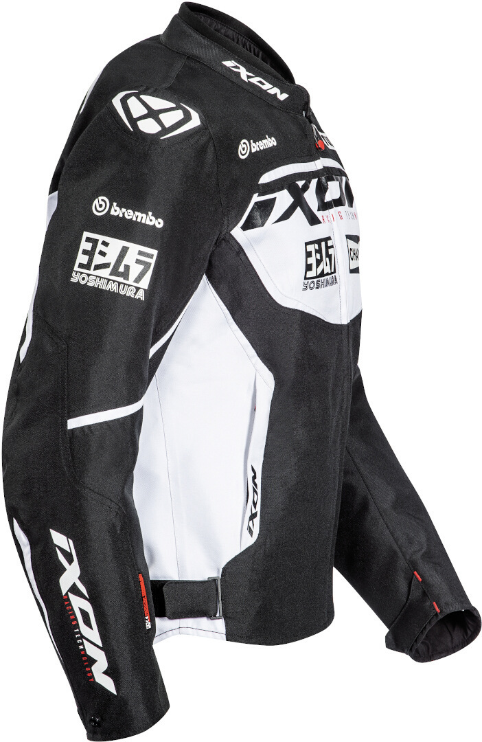 Ixon Matrix Evo Motorrad Textiljacke schwarz/weiß XL Abbildung 2