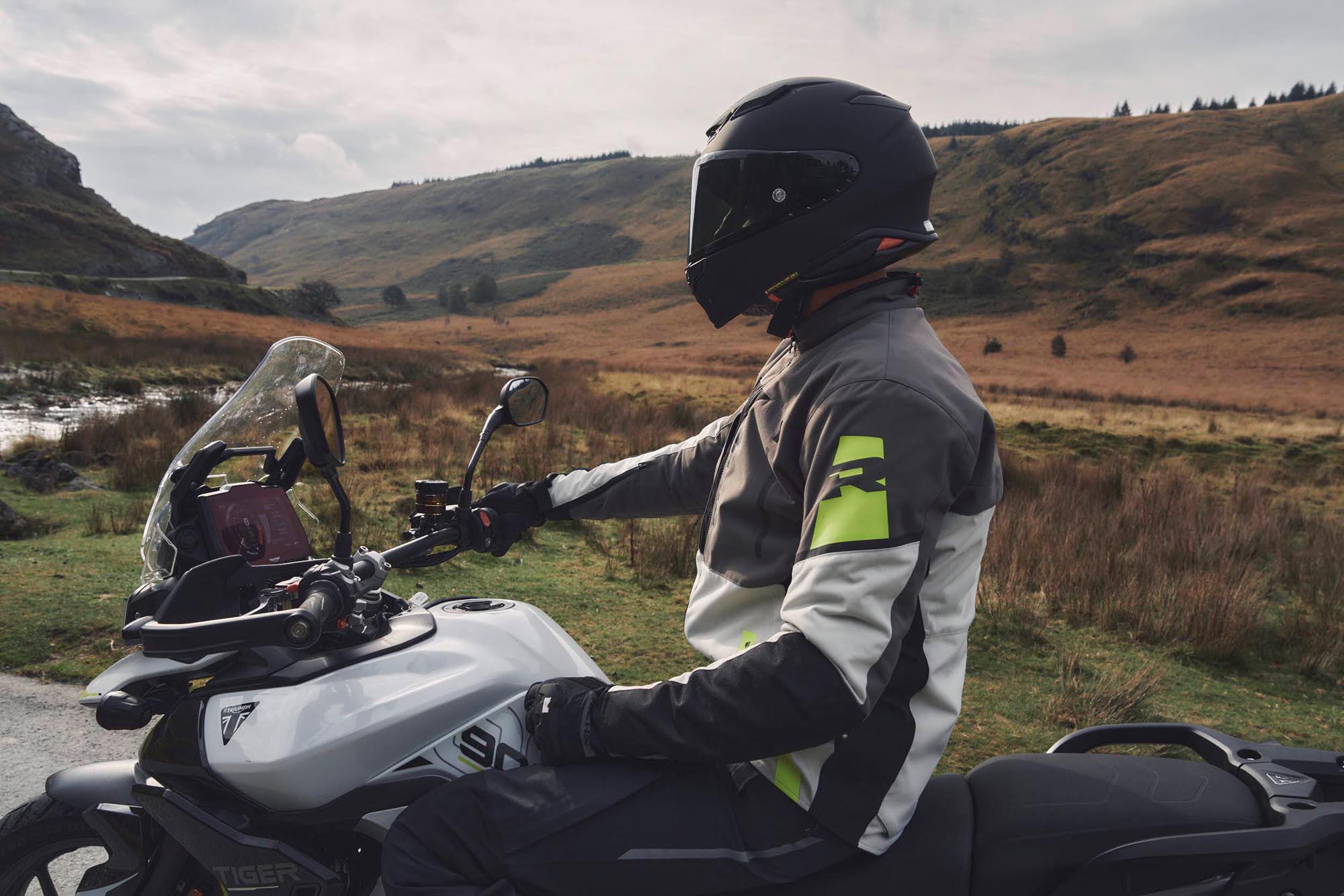 Richa Orion GTX nepromokavá motocyklová textilní bunda šedá/žlutá L Obrázek 16
