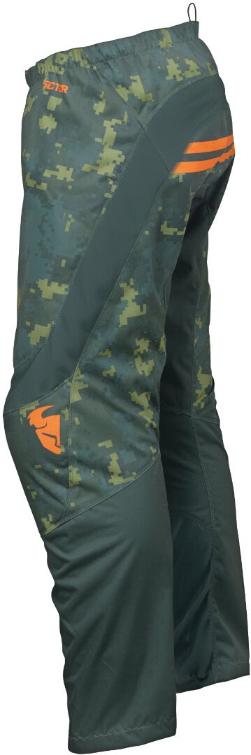 Thor Sector Digi Camo Pantalon de motocross Vert/Orange 34 Figure 2