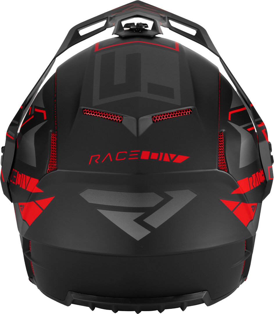 FXR Clutch X Evo Cască de snowmobil Negru mat/roșu S (55/56) Figura 5