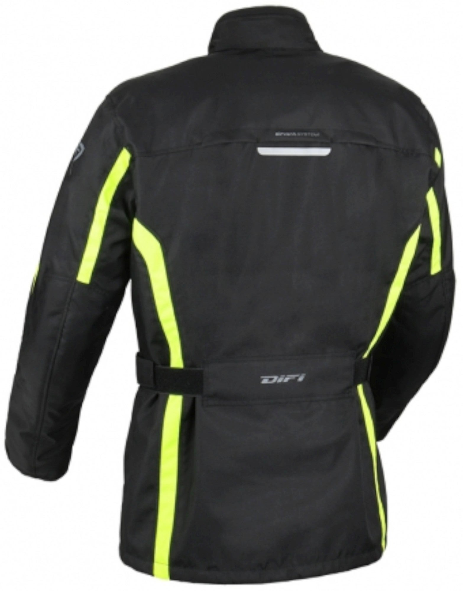 DIFI Cage Aerotex waterproof Kids Motorcycle Textile Jacket black/yellow 140 Figure 2