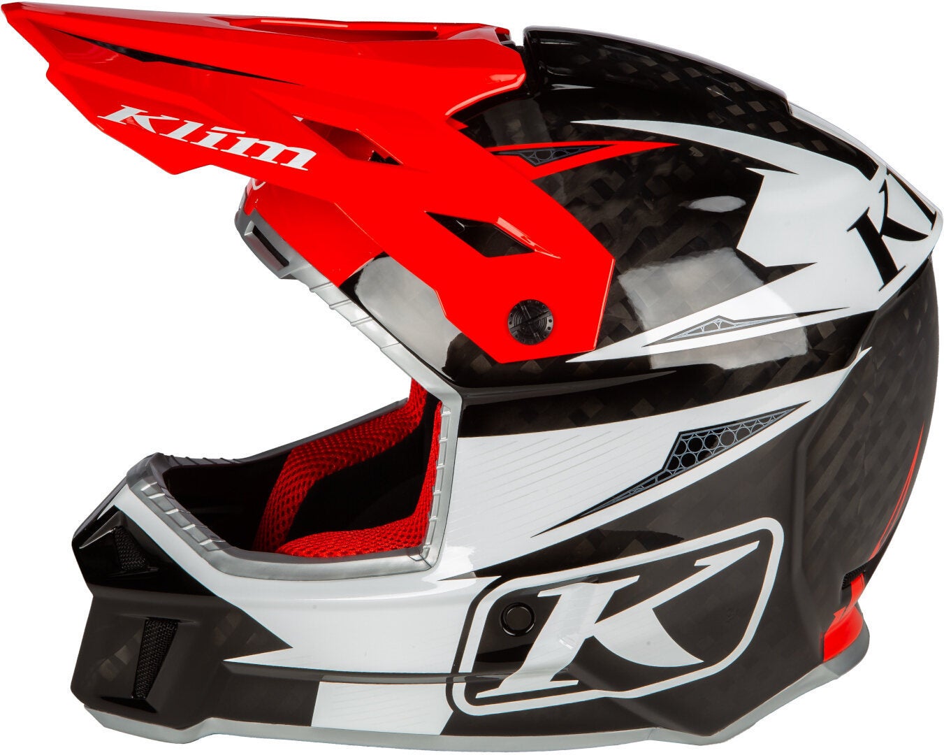 Klim F3 Carbon Pro Casco Motocross rosso/nero/bianco XL (60/61) Figura 7