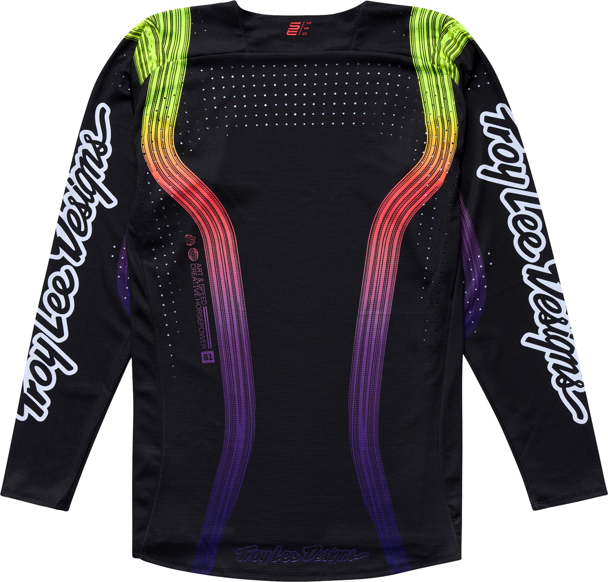 Troy Lee Designs SE Pro Stripes Motocross Jersey black/multicoloured L Figure 2