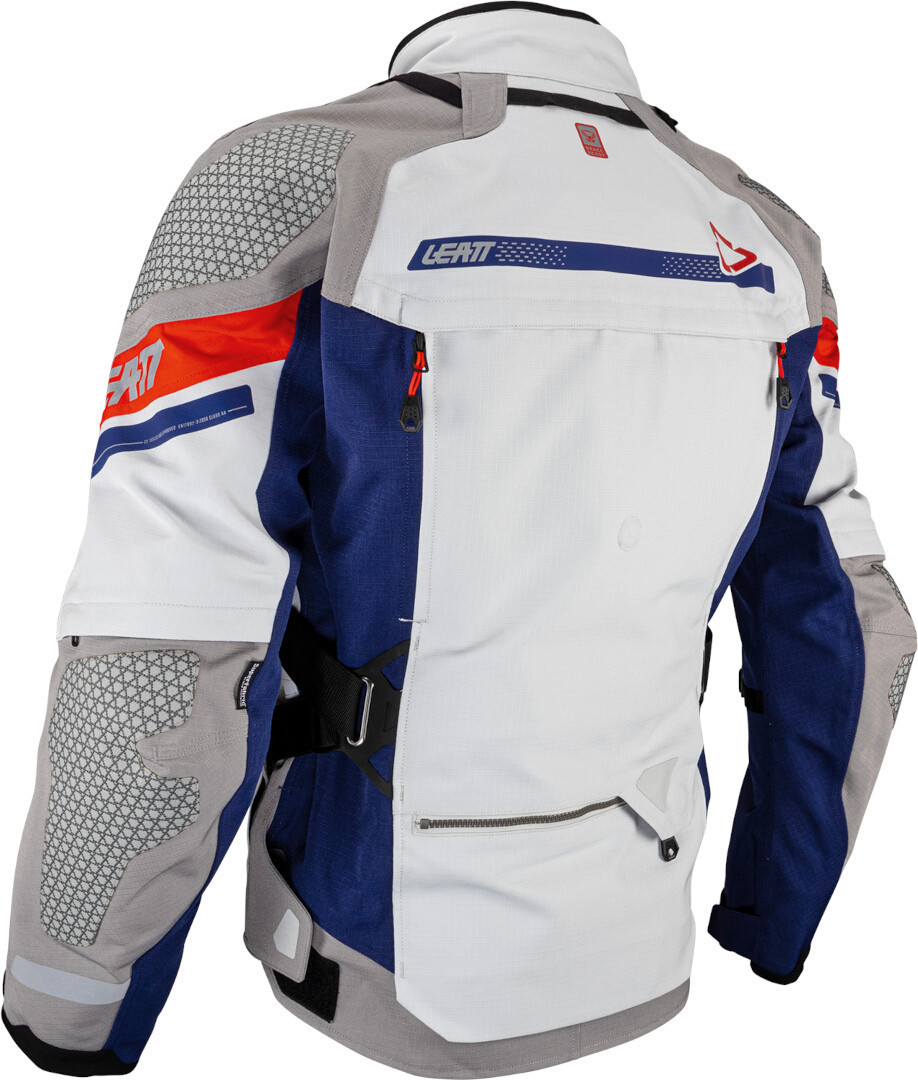 Leatt ADV DriTour 7.5 waterproof Motorcycle Textile Jacket grey/blue/red L Figure 2
