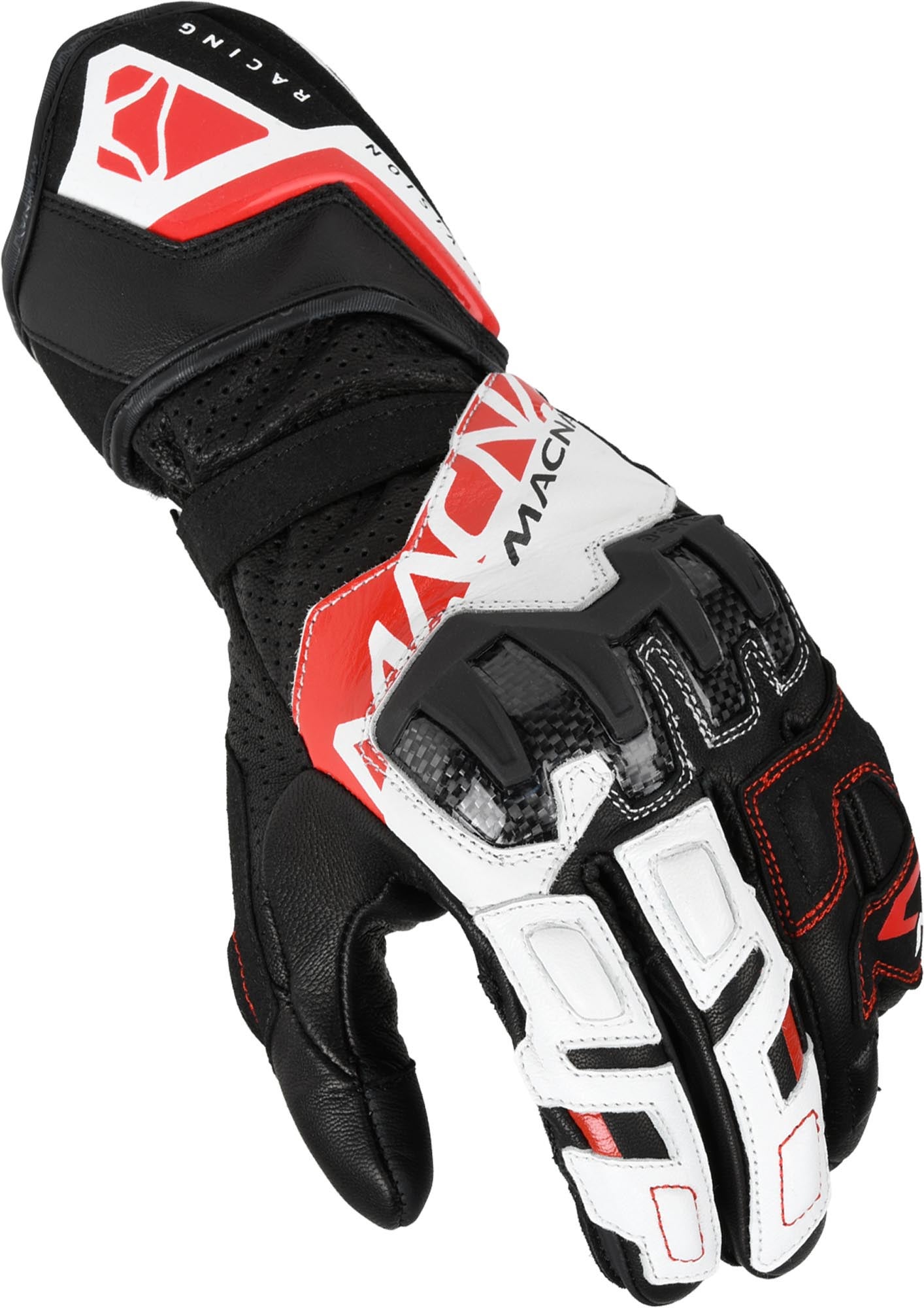 Macna Firoz Motorcycle Gloves white/black S Figure 1
