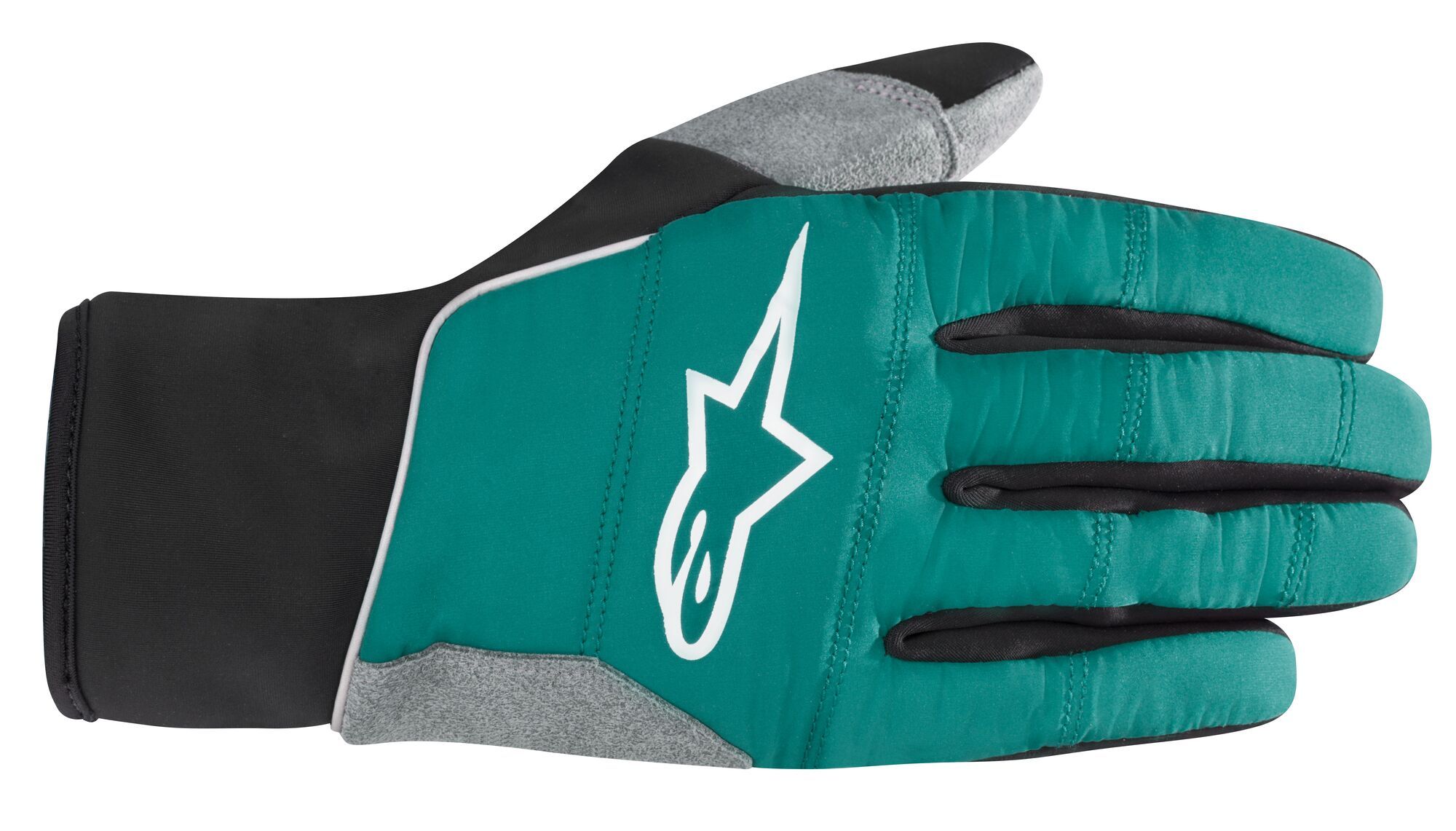 Alpinestars Cascade Warm Tech Cykelhandsker sort/grøn S Figur 1