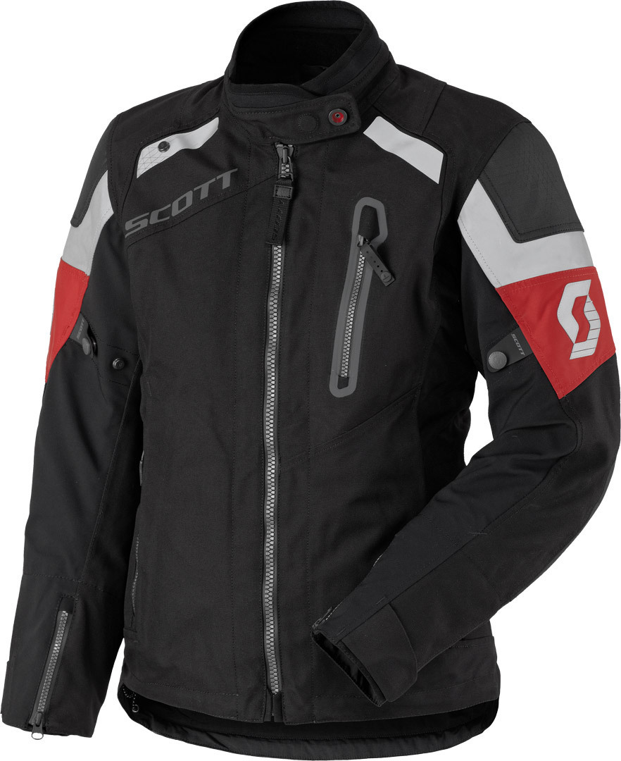 Scott Definit Pro DP Ladies Motorcycle Textile Jacket black/red 42 Figure 1