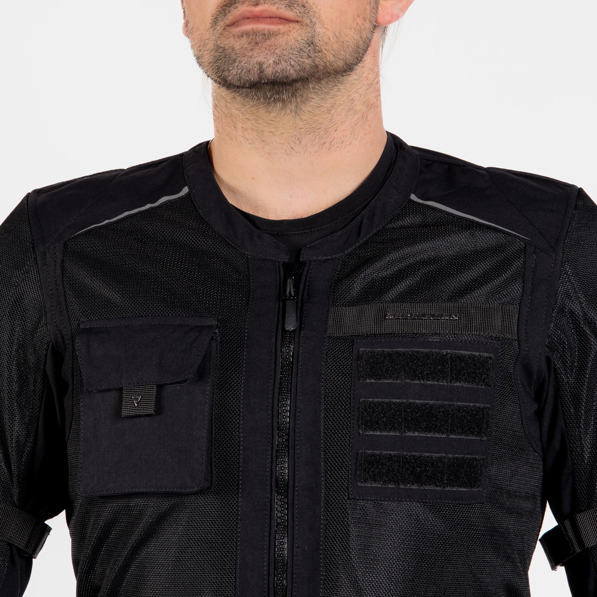 Rebelhorn Brutale Motorfiets Textieljas Zwart M Figuur 3