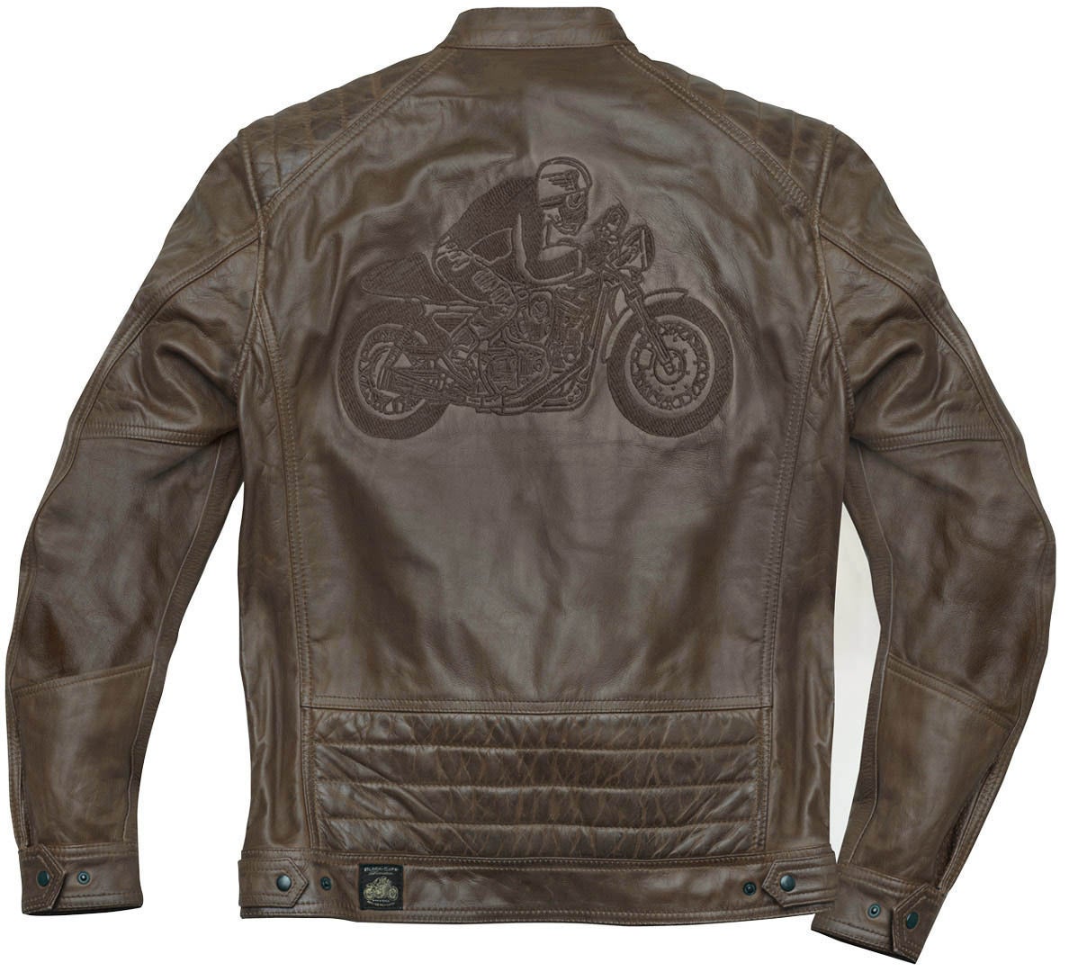 Black-Cafe London Bangkok Motorcycle Leather Jacket brown 60 Figure 2