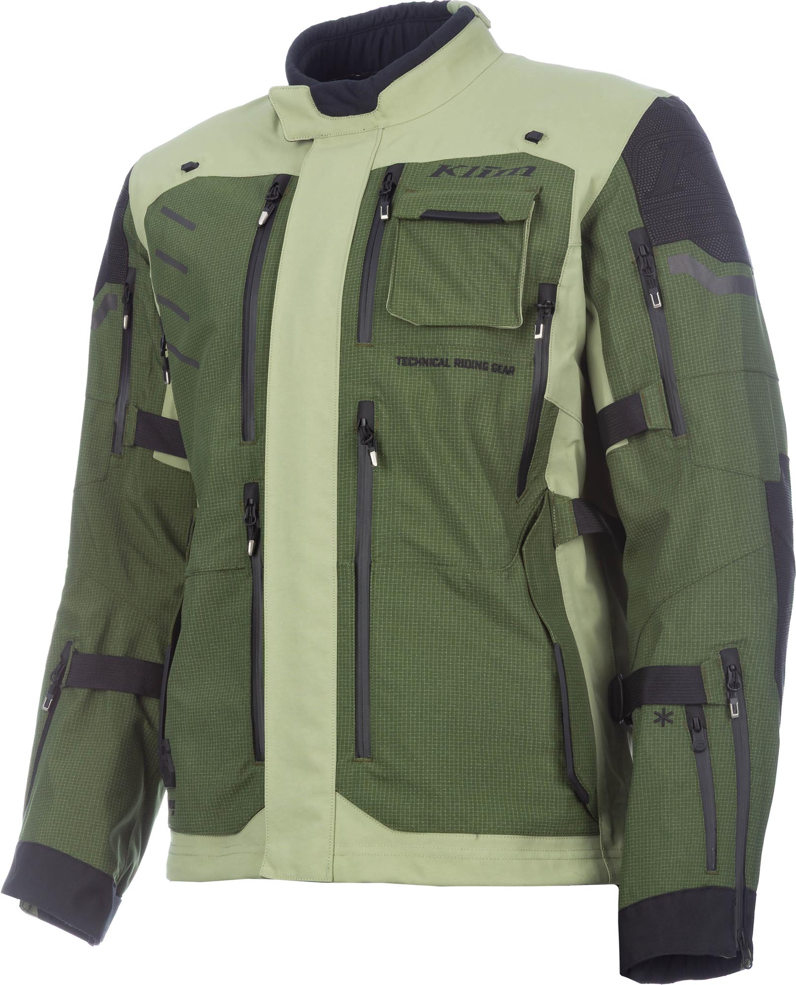 Klim Badlands Pro A3 Rogue Gore-Tex Motorcycle Textile Jacket olive/green 3XL Figure 1