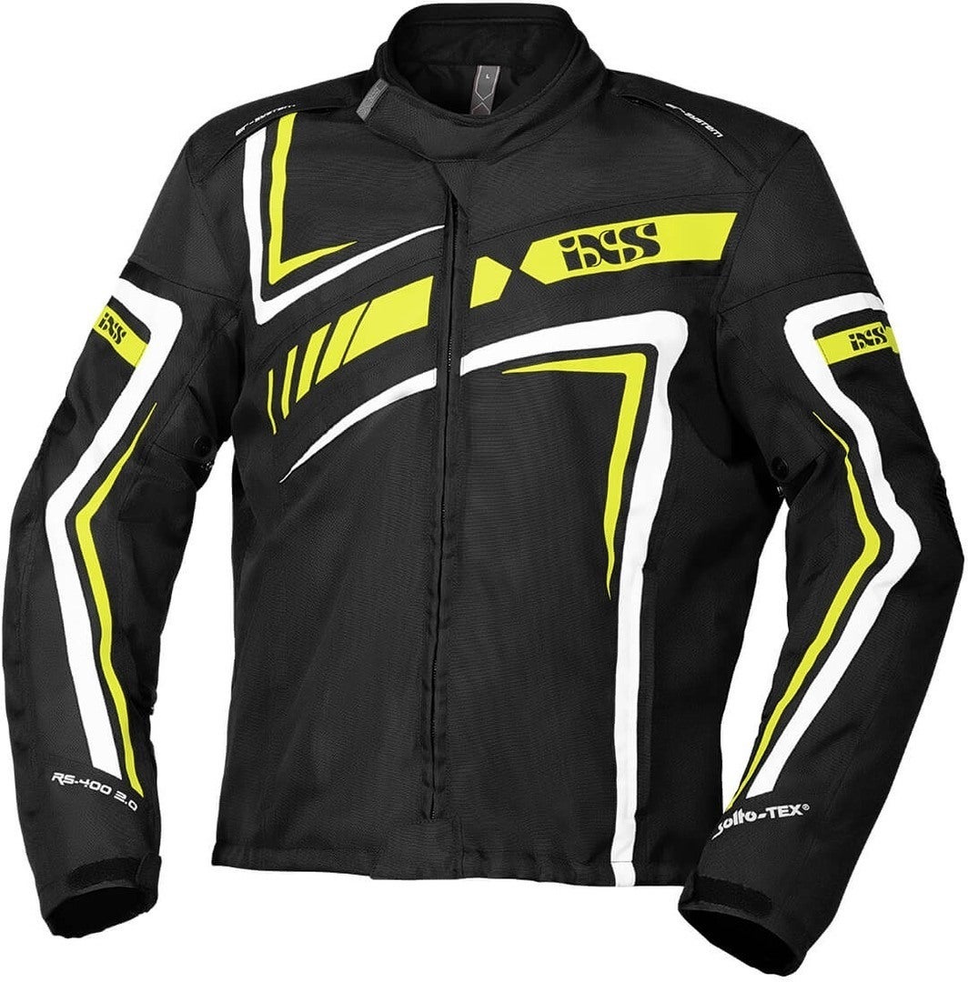 IXS Sport RS-400-ST 2.0 Motorrad Textiljacke schwarz/gelb M Abbildung 1