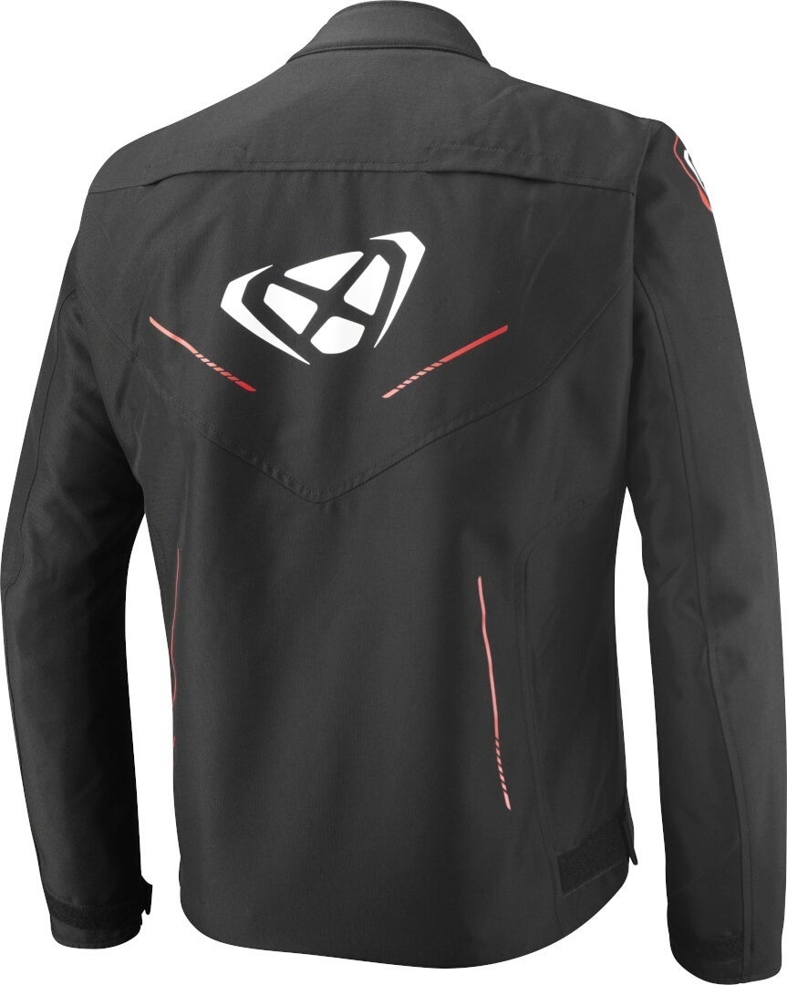 Ixon Prodigy Waterproof Motocycle Textile Jacket black/red/white 4XL Figure 2