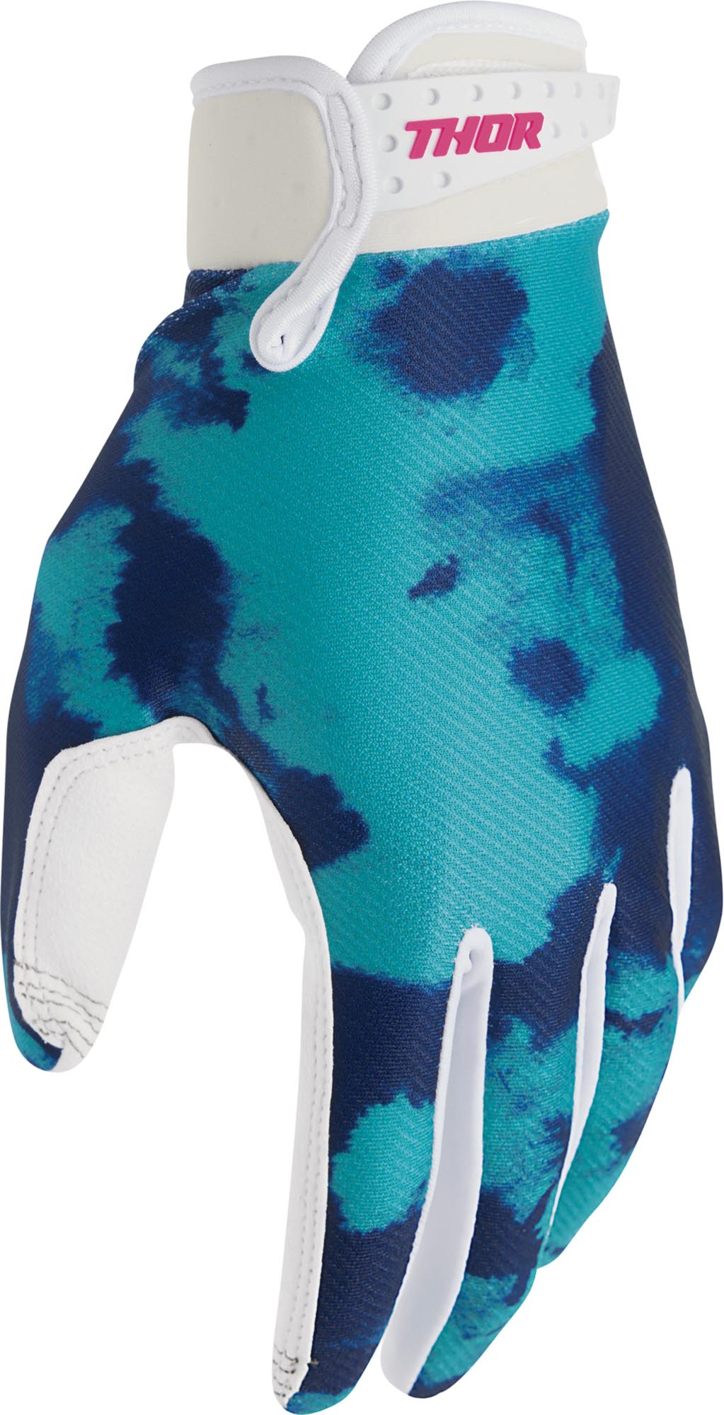 Thor Launchmode Bleach Motocross Gloves white L Figure 4