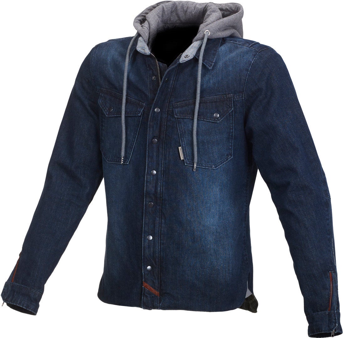 Macna Westcoast Motorcycle Textile Jacket dark blue XL Figure 1
