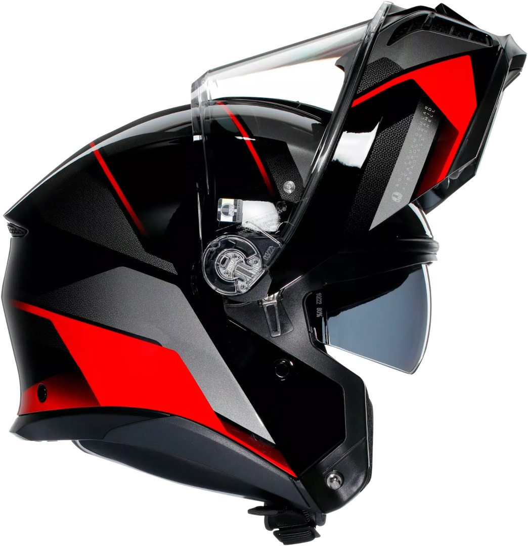 AGV Tourmodular Perception Capacete preto/vermelho S (55/56) Figura 2